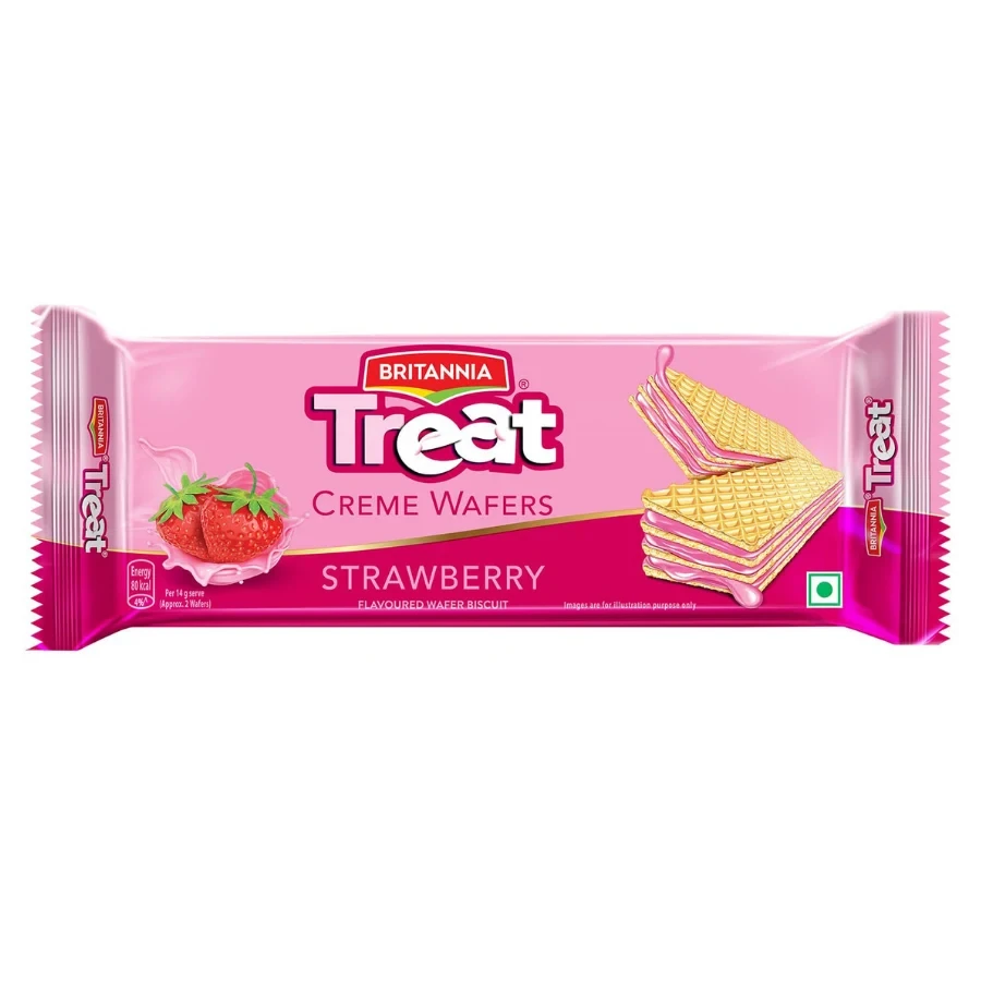 BRITANNIA TREAT STRAWBERRY FLAVOUR
