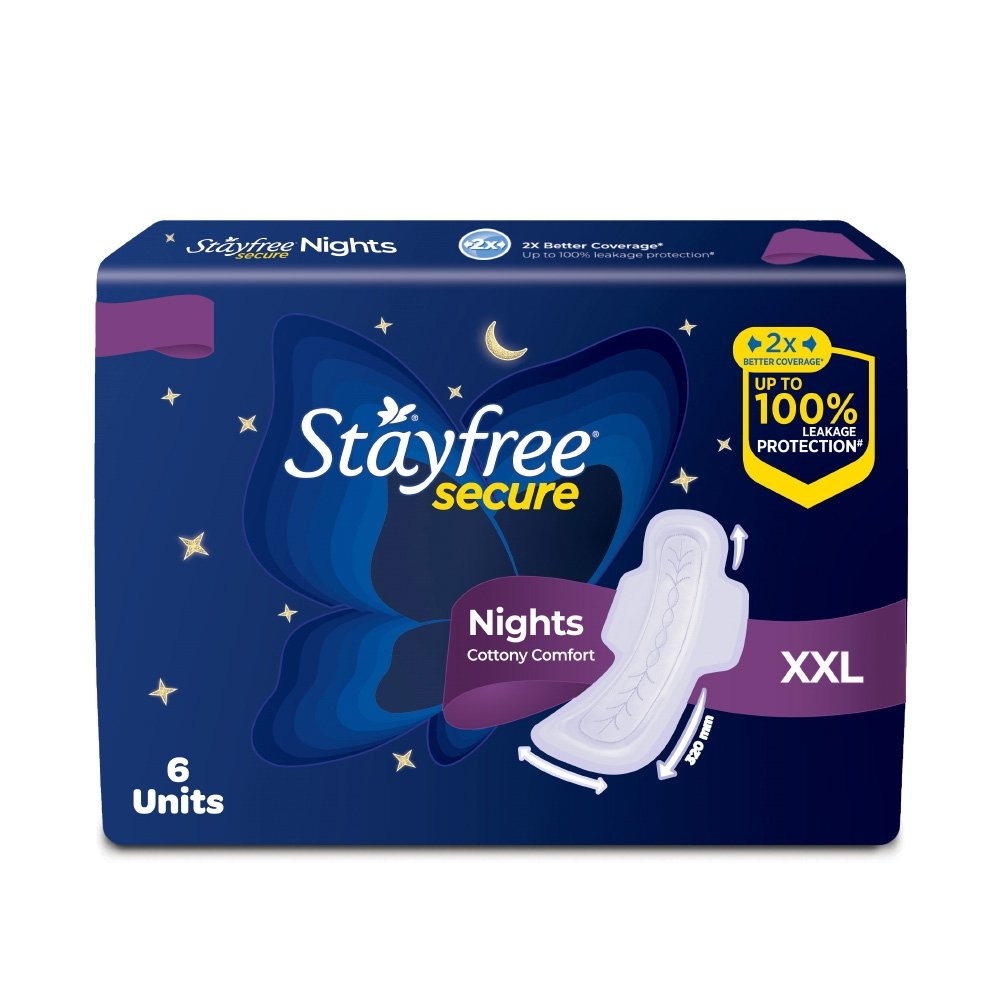 STAY FREE SECURE NIGHT WITH COTTONY SOFT