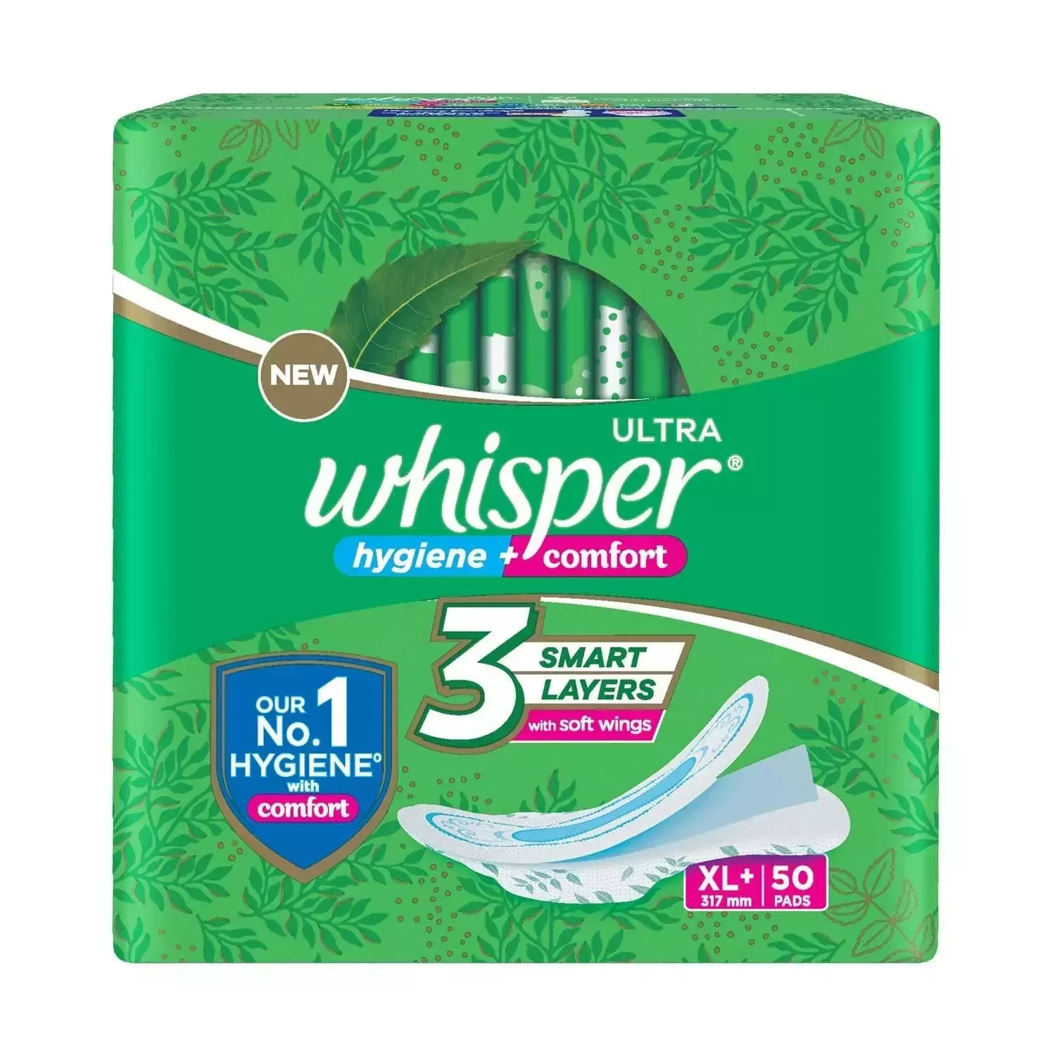 WHISPER ULTRA HYGIENE COMFORT XL