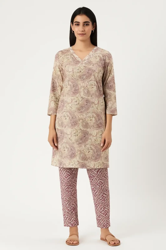 Paisley KurtaSide