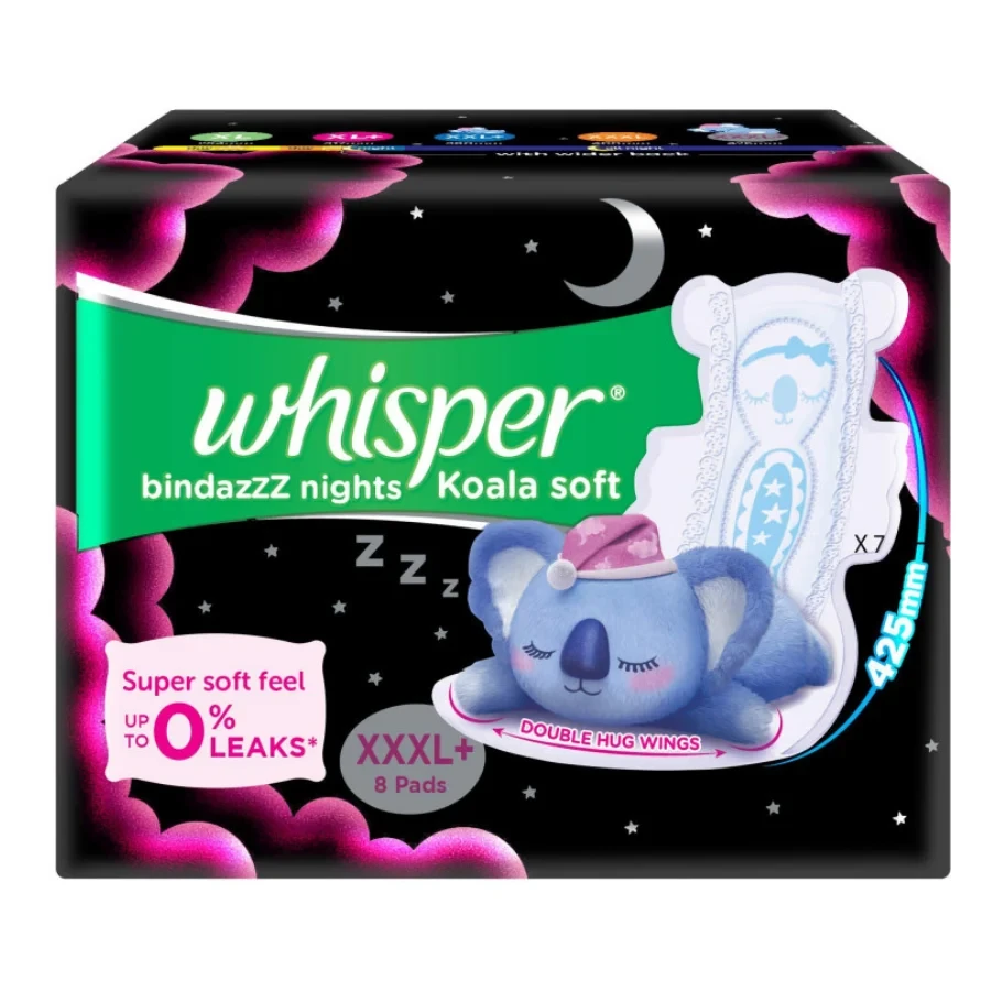 WHISPER BINDAZZ NIGHT KOALA SOFT