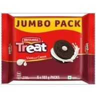 BRITANNIA TREAT VANILLA CREME 103G